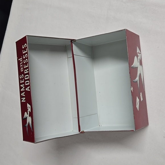 Vintage Tin 1954 Names and Addresses Mayfair Co. Chicago Storage Organizer - Picture 10 of 16